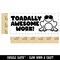 Toadally Totally Awesome Work Teacher Student School Self-Inking Rubber Stamp Ink Stamper